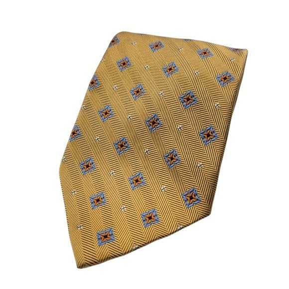Brooks Brothers Other - Mens Brooks‎ Brothers Makers Gold and Blue Silk Tie